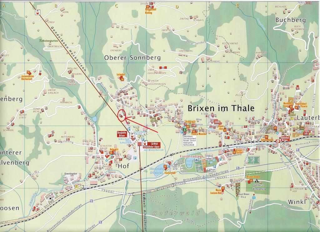 Gaestehaus Hofer Brixen im Thale Buitenkant foto